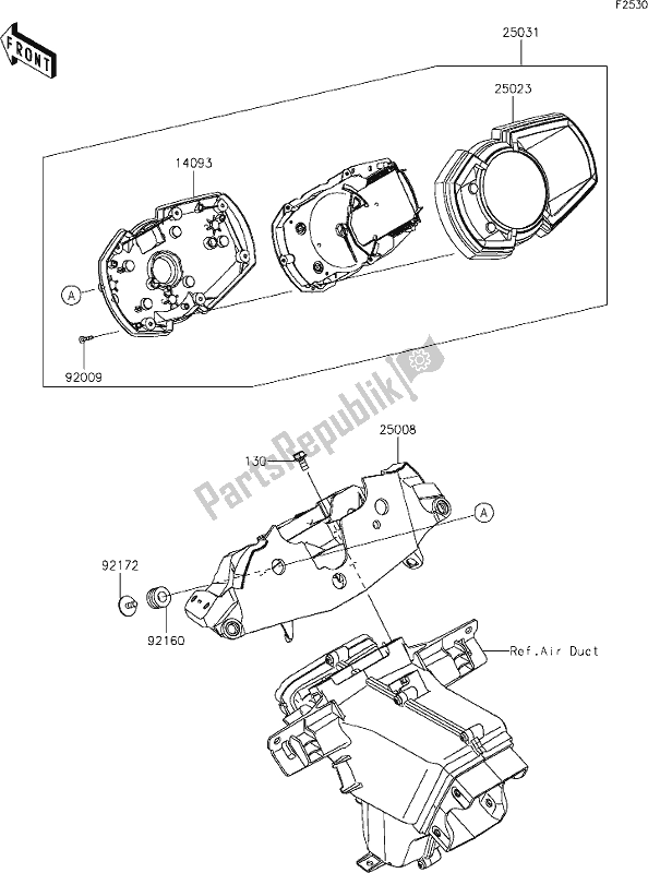 All parts for the 50 Meter(s) of the Kawasaki ZX 636 Ninja ZX-6 R 2021