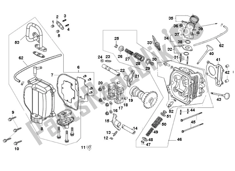 Todas las partes para Cabeza De Cilindro de Kreidler Flory Classic Kreidler 50 2000 - 2010