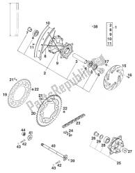 roda traseira com amortecedor rallye '99