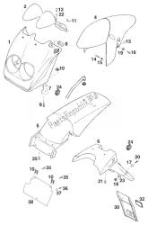 FENDERS, COVER HEAD LAMP DUKE '98