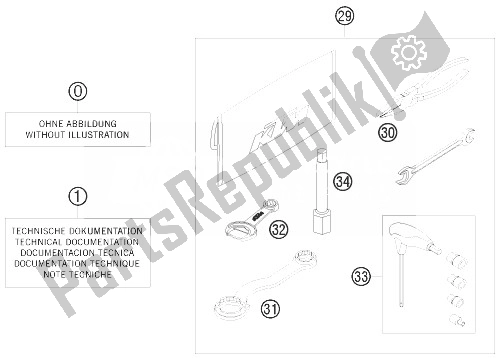 Todas las partes para Kit De Accesorios de KTM 450 EXC Champion Edit USA 2010