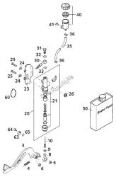 REAR BRAKE CONTROL 65SX 2001