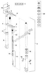 fourche avant - potence de direction pro senior