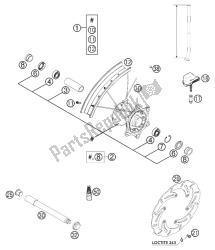 roda dianteira 625 sc 2002