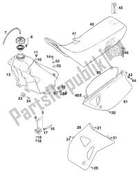 TANK - SEAT - COVER RXC '96