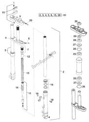 FRONT FORK - STEERING STEM PAIOLI 60/65 '98