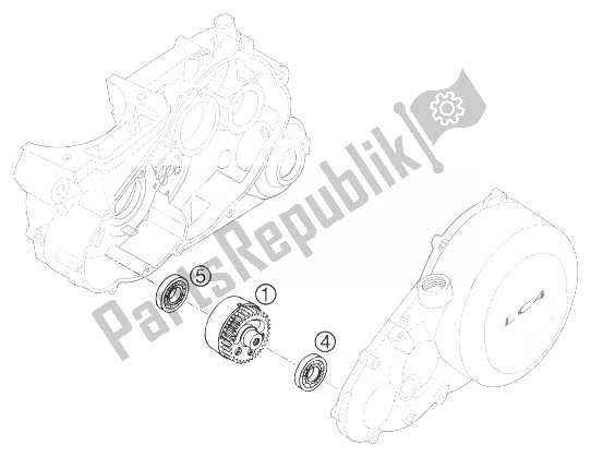 Toutes les pièces pour le Arbre D'équilibrage 625 Sxc, 640lc4 du KTM 625 SXC Europe 2003