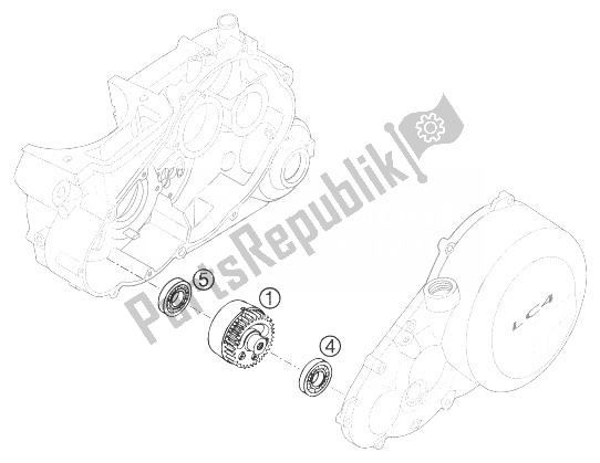 Toutes les pièces pour le Arbre D'équilibrage 625 Sxc, 640lc4 du KTM 625 SXC USA 2003