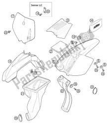 MASK, REAR, MUDGUARD 50 LC JUN