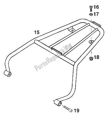 Toutes les pièces pour le Accessoires 125 Lc2 '96 du KTM 125 LC2 100 WEIß BRD Europe 1996