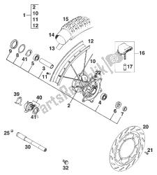 roue avant 400-620 egs '97