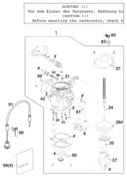 carburador mikuni bst40 sxc usa