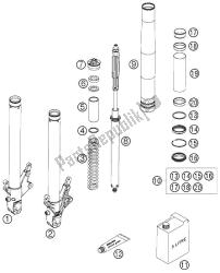 FRONT FORK DISASSEMBLED