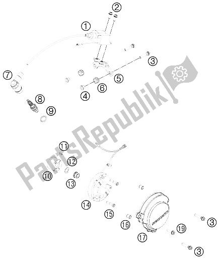 Todas las partes para Sistema De Encendido de KTM 50 SXS 2016
