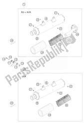 SILENCER RACING MXC, EXC