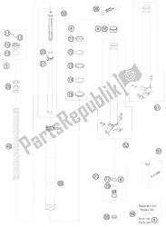 FRONT FORK DISASSEMBLED