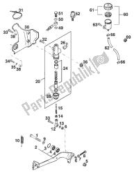 comando freno posteriore 250/300'95