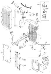 radiateur - durite de radiateur 400/520 racing 2001