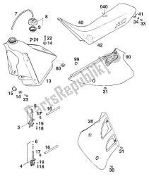 tanque - asiento - tapa 125'96