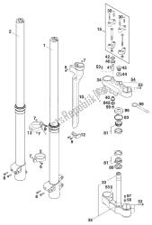 fourche avant - potence de direction wp 50 extreme advent