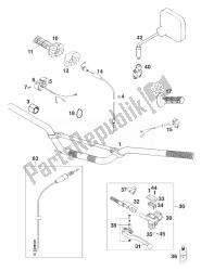 HANDLE BAR - CONTROLS 125-200 '99