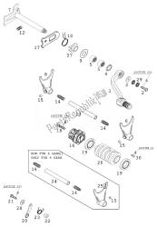 mécanisme de changement de vitesse 400/520 racing 2000