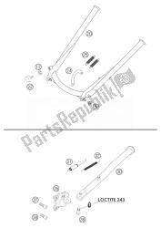 suporte lateral / central 625 sxc