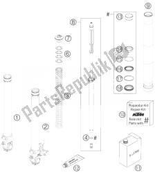 FRONT FORK DISSASEMBLED