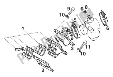 Toutes les pièces pour le Valve à Clapet Euro 125 '96 du KTM 125 LC2 100 Europe 110382 1998