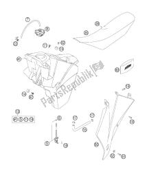 tanque, asiento, tapa