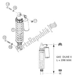 ammortizzatore wp 640 duke ii