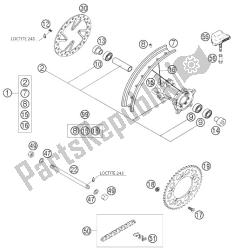 roda traseira 65 sx