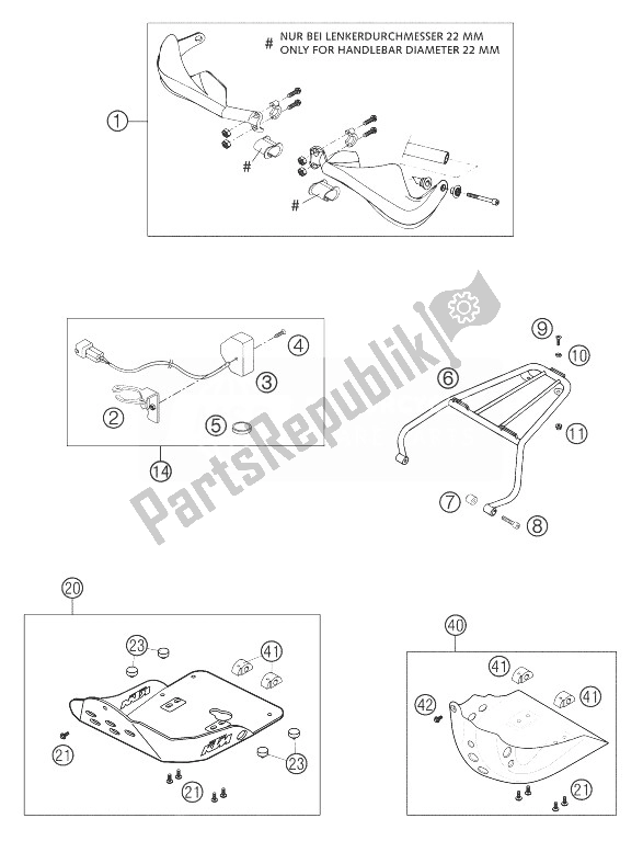 All parts for the Attachments 660 Smc of the KTM 625 SMC Europe 2004