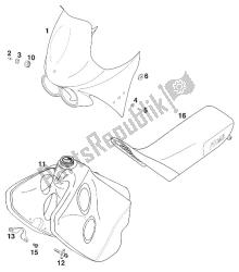 tanque - asiento - máscara rallye'97