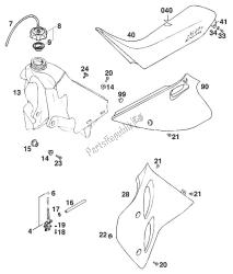 TANK - SEAT - COVER '96