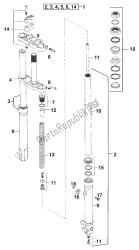 FRONT FORK - STEERING STEM PRO ADVENTURE '99