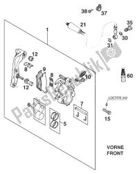 pinza de freno delantero brembo rallye