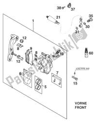 pinza freno anteriore brembo rallye