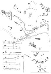 HANDLE BAR - CONTROLS EURO 125 '98