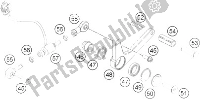 All parts for the Shift Lever of the KTM RC 250 R Europe 2013
