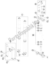 forcella anteriore, pinza tripla