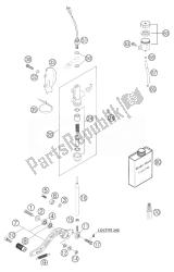 comando freno posteriore 640 duke ii