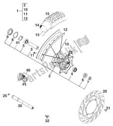 FRONT WHEEL 400-640 LC4 '98