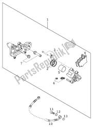 BRAKE CALIPER REAR LC4 '97