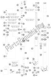 FRONT FORK DISASSEMBLED