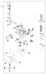 CARBURETOR 50 SXR MIKUNI VM18-14