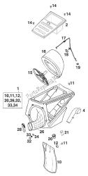 AIR FILTER BOX 125 STING '97