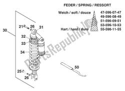 REAR SUSPENSION HLINS 125 '97