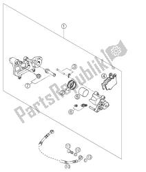 pinza de freno trasera 660 sms