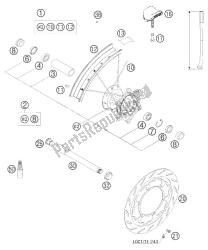 roda dianteira 21 